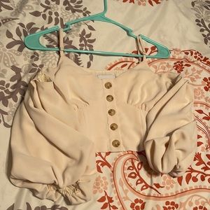 JOA Cream Top